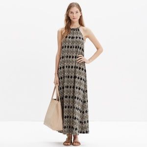 Madewell Maxi Dress in Diamond print